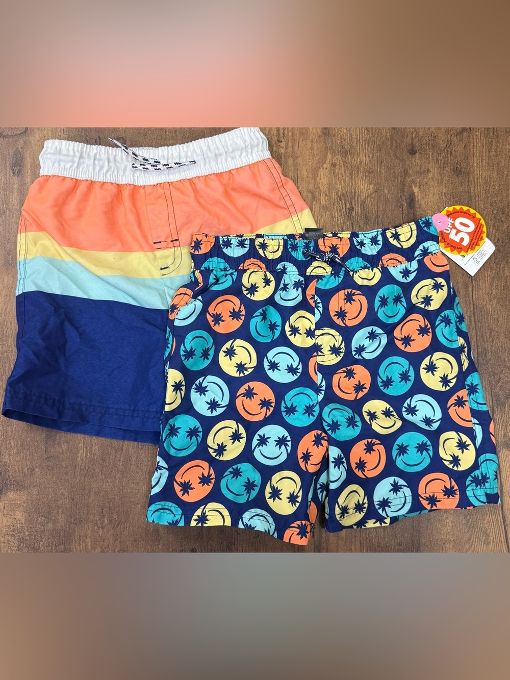 ⭐️5 for $20⭐️ Two x George Navy Swim Shorts with Liner 4at
